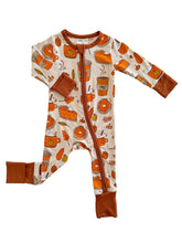 Bamboo 2-Way Convertible Zip Romper, Pumpkin Spice Latte